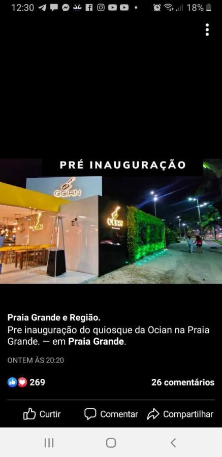 Apto Ocian Centro Praia Grande 外观 照片